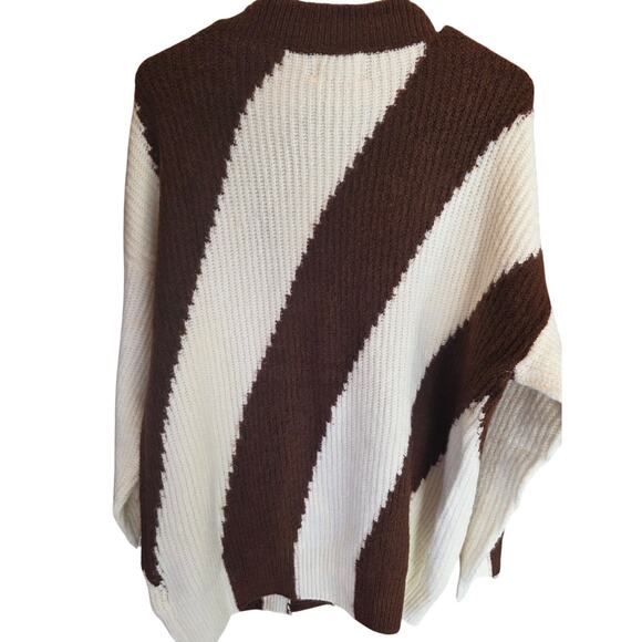 Lush Cream Expresso Cardigan Sweater S Womens Lagen Look Cottage Core Classic - Picture 5 of 5